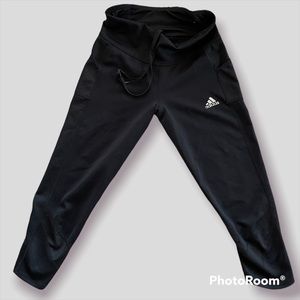 ADIDAS Running logo leggings in black